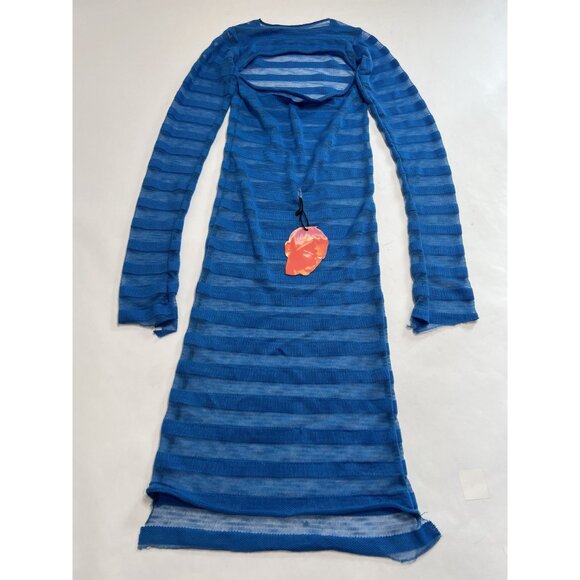 1XBlue Tease Dress in Blue - Picture 4 of 5